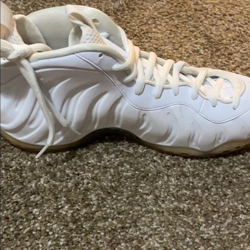 All white foamposite! 🔥🔥 DONT play yourself!